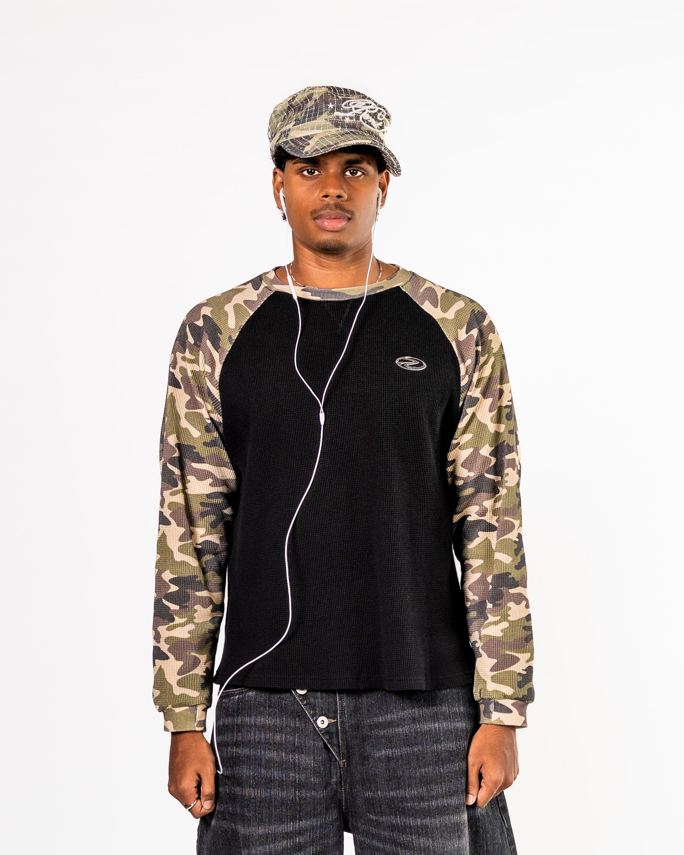 Camouflage Thermal Waffle Knit – RVNT ARCHIVE
