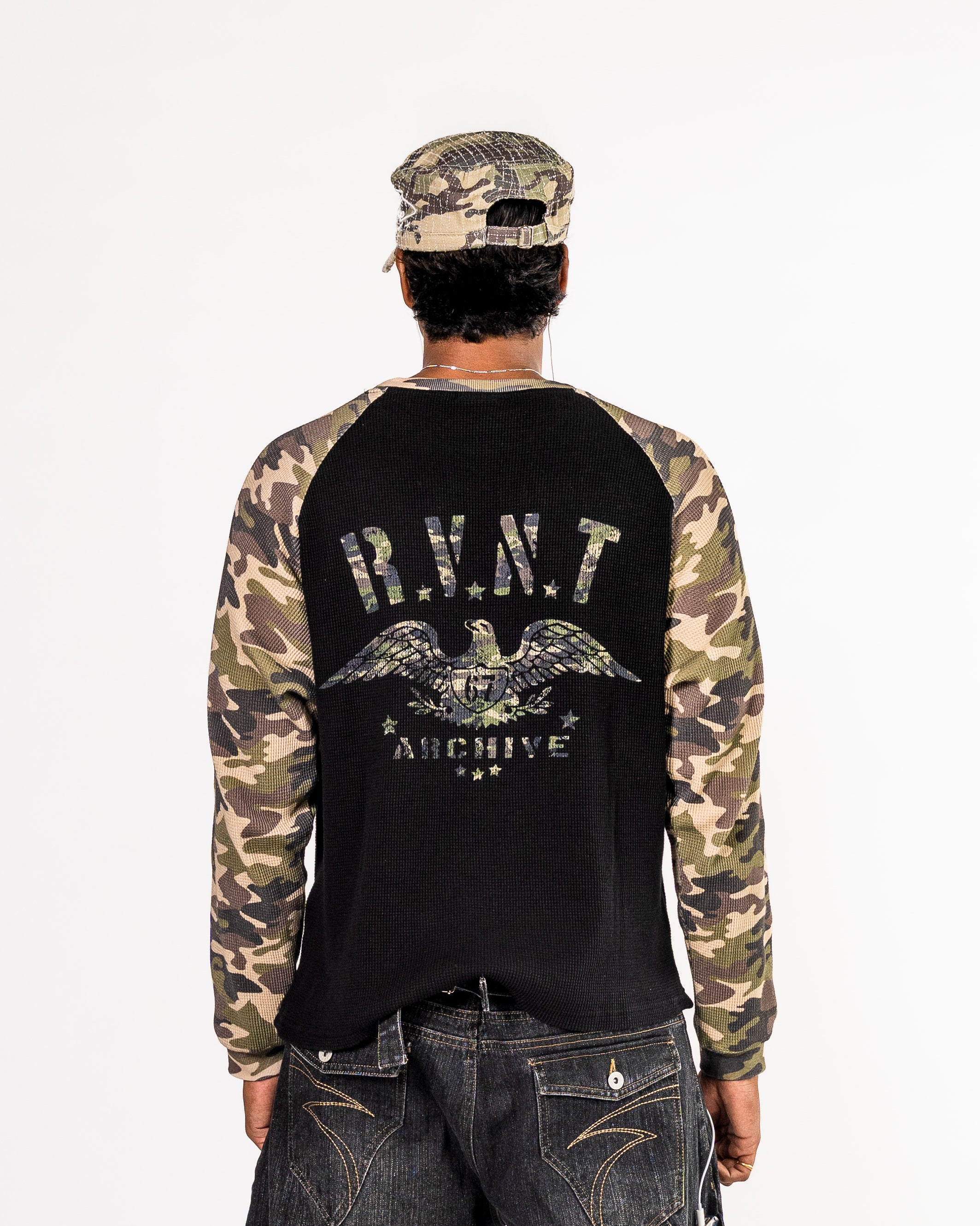 Camouflage Thermal Waffle Knit – RVNT ARCHIVE