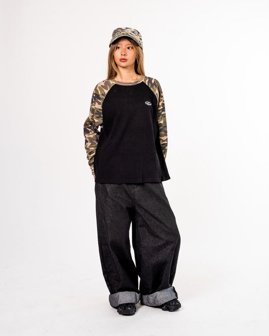 Camouflage Thermal Waffle Knit