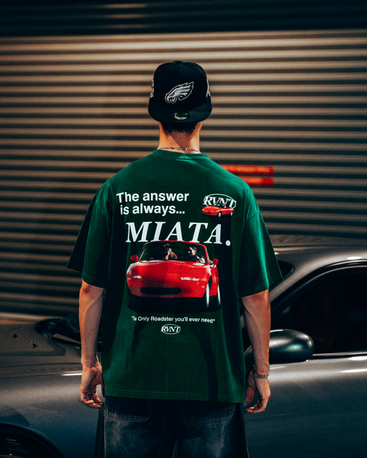 Miata Club Tee in Retro Green