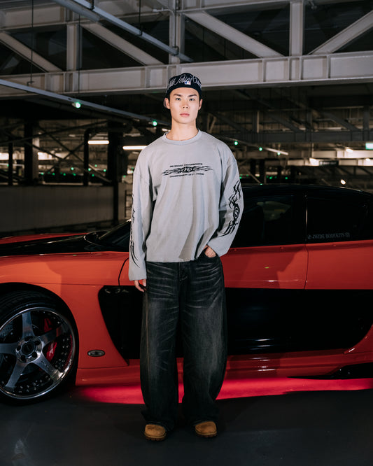REVENANT Drift Team Tribal Thermal Long Sleeve in Grey