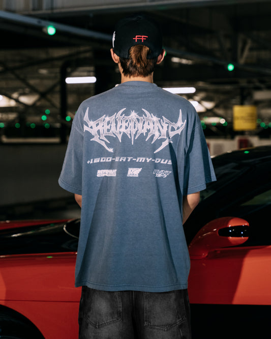 REVENANT R34 Skyline Tee in Faded Blue