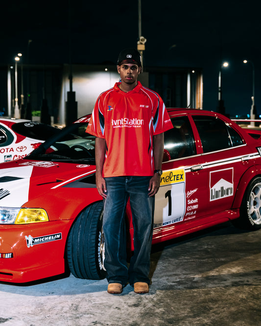Mitsubishi WRC Jersey in Red