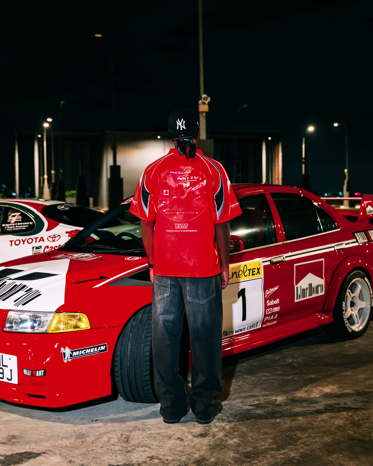 Mitsubishi WRC Jersey in Red