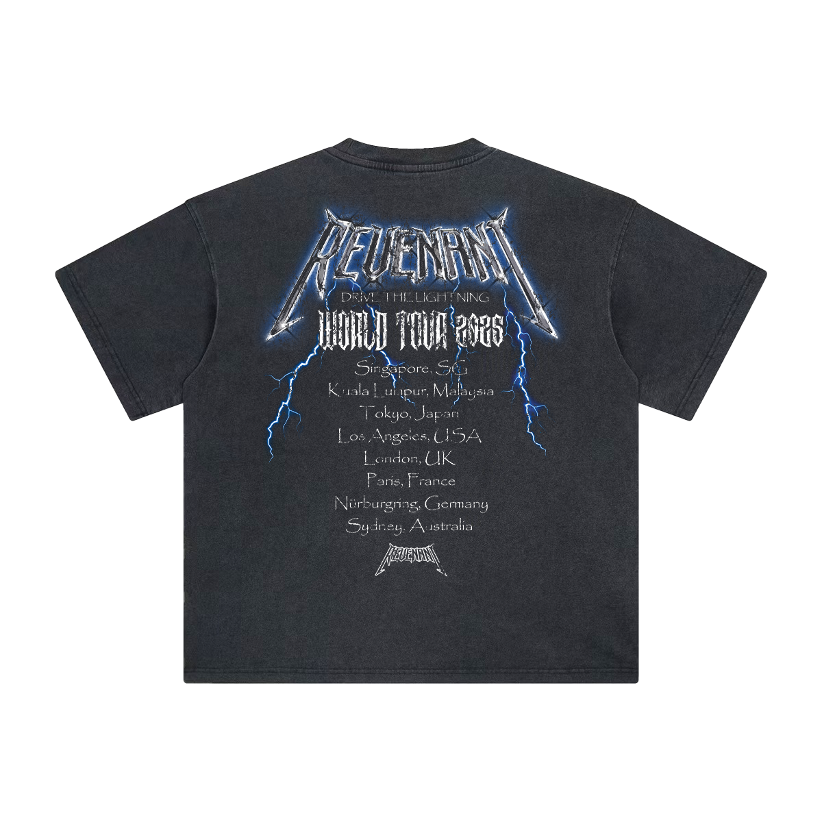Drive The Lightning 180SX Tee in Washed Black