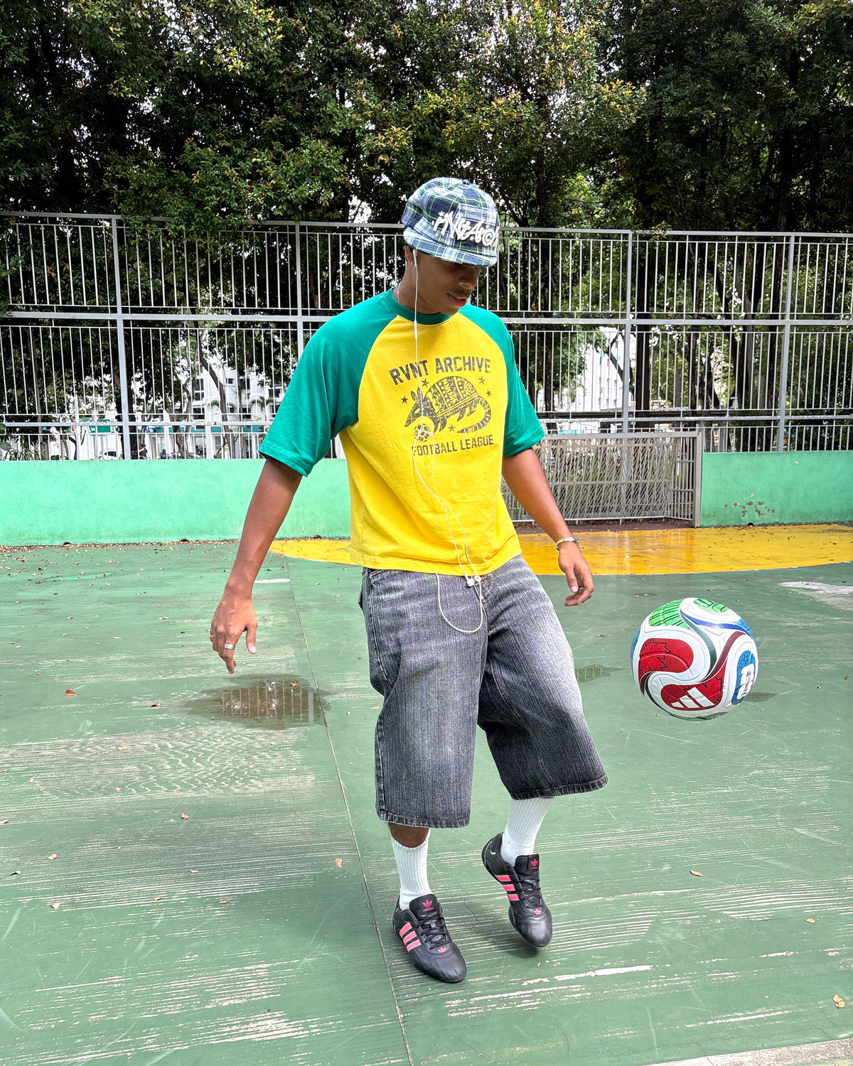 RVNTARCHIVE PLAID CAP BRASIL