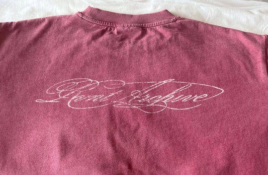 "Year of Horse" Sun Faded Washed Tee in Red