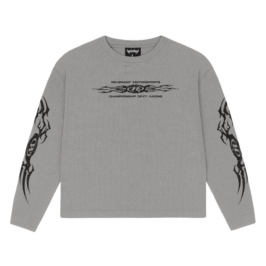 REVENANT Drift Team Tribal Thermal Long Sleeve in Grey