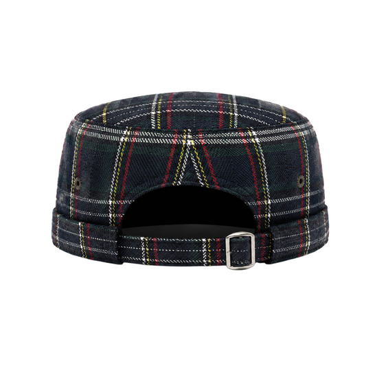 RVNTARCHIVE TARTAN CAP GREEN