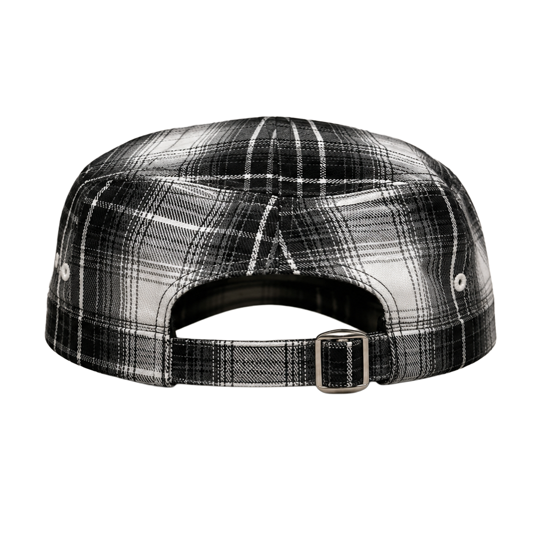 RVNTARCHIVE PLAID CAP WHITE
