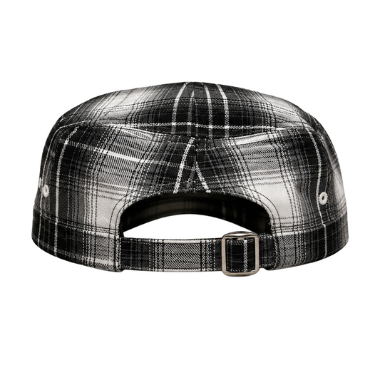 RVNTARCHIVE PLAID CAP WHITE