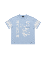 Washed Summer Pocket Tee Sky Blue