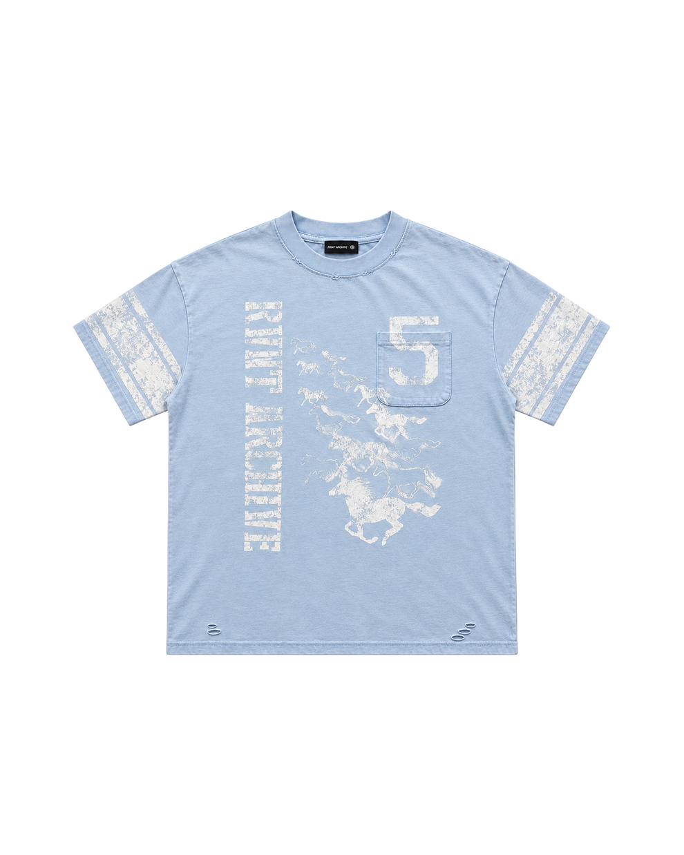 Washed Summer Pocket Tee Sky Blue – RVNT ARCHIVE