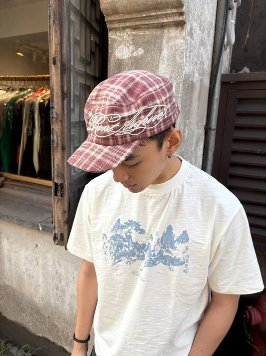 "Year of Horse" Cotton Slub Tee in White