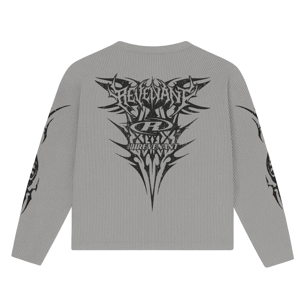 REVENANT Drift Team Tribal Thermal Long Sleeve in Grey