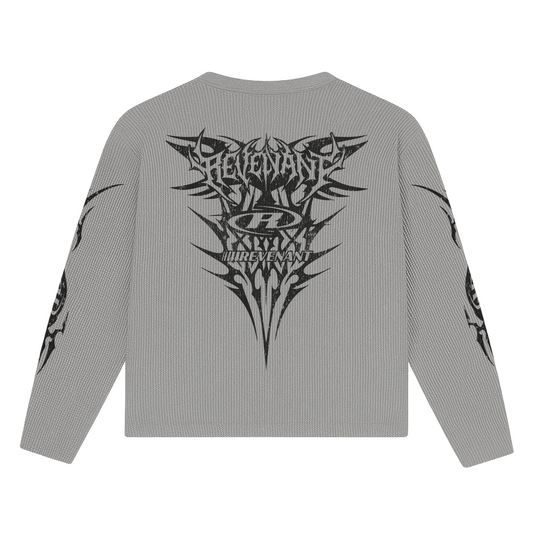 REVENANT Drift Team Tribal Thermal Long Sleeve in Grey